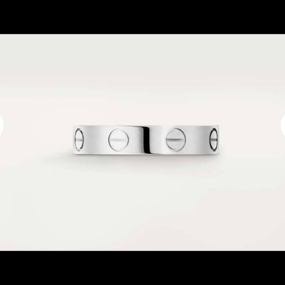 Cartier Love Ring (Unisex), in 18k White Gold. - Picture 3 of 3